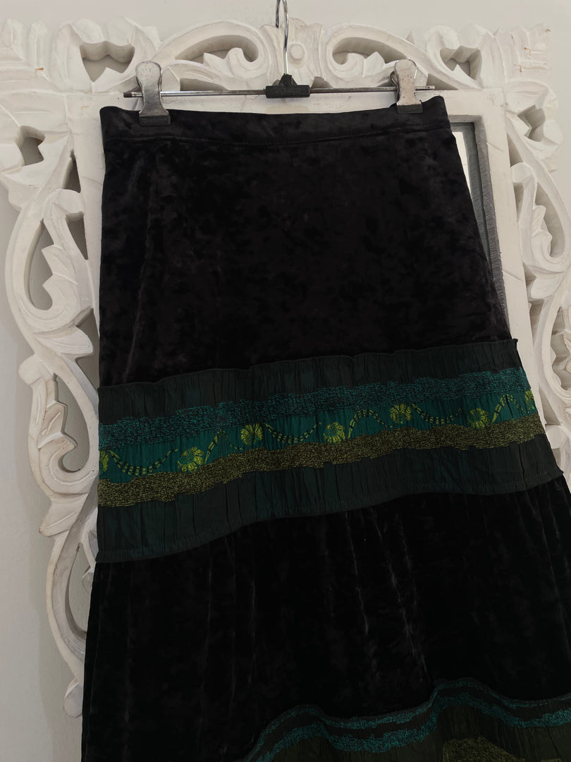 Vintage Chenille Skirt-Waist 38