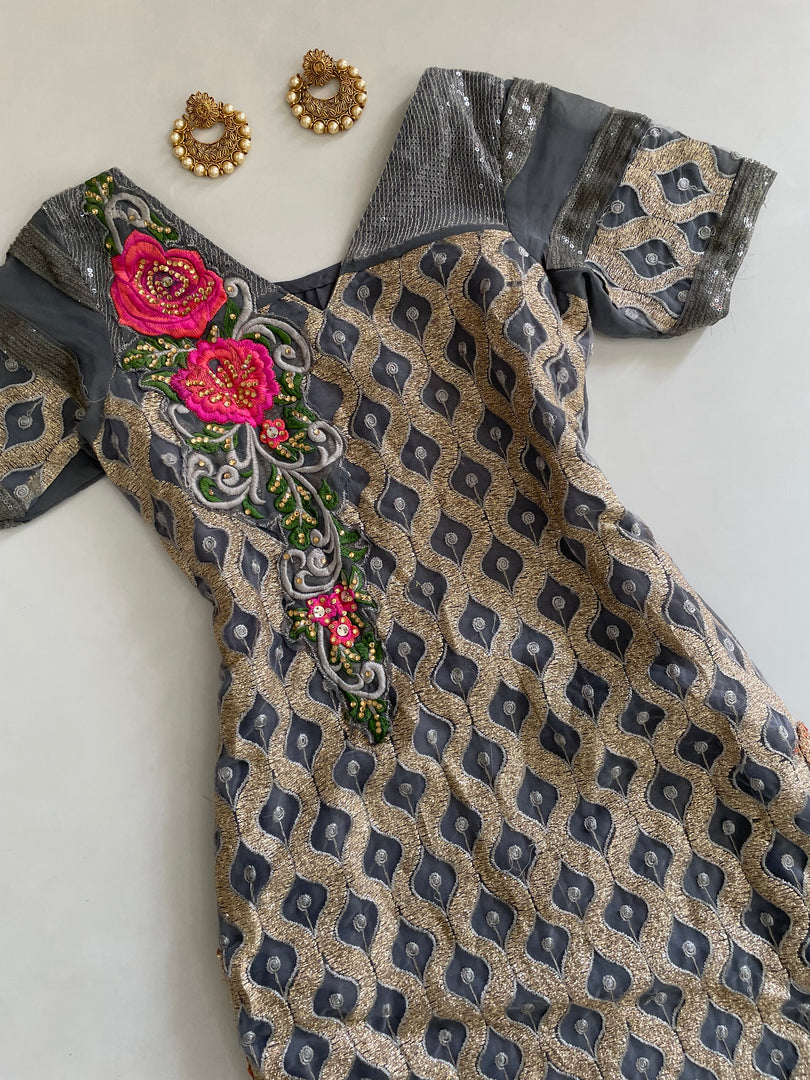 Embroidered Kurti-Bust 32