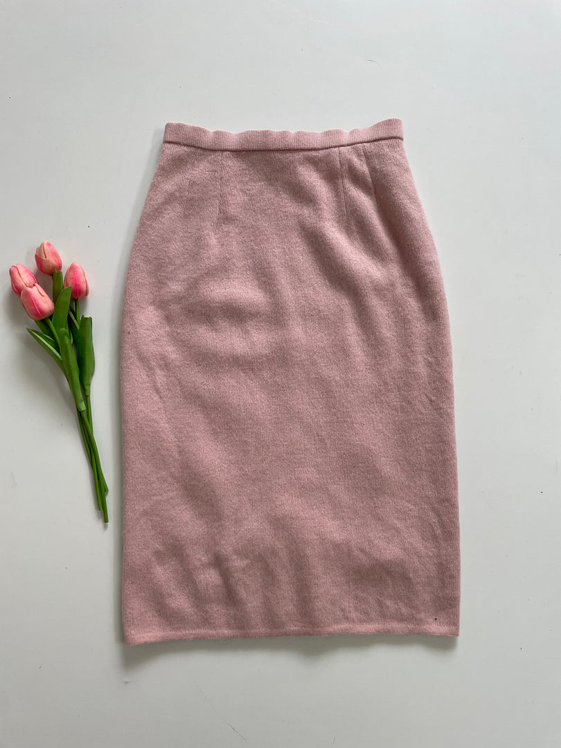 SAINT JOIE BABY PINK WOOLLEN SKIRT - BUST 26