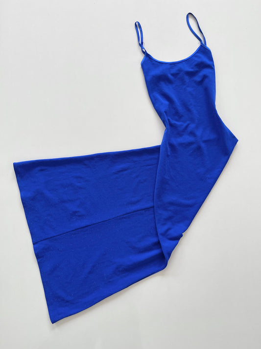 Blue Shimmer Dress-Bust 30 to 32
