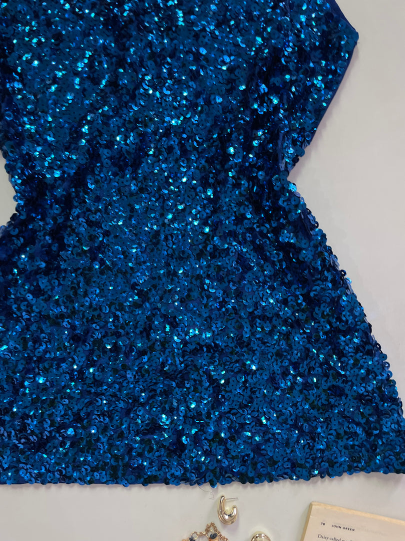 Sequin Vintage Top-Bust 32 to 34