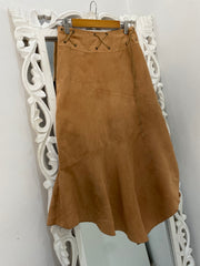 Vintage Suede Skirt-Waist 30
