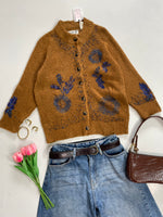 Load image into Gallery viewer, Field Flower Embroidered Cardigan- Bust 34 to 40
