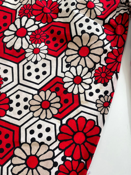 Embroidered Cotton Pants-Waist 30