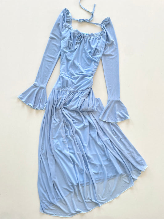 Baby Blue Dress-Bust 34 to 36