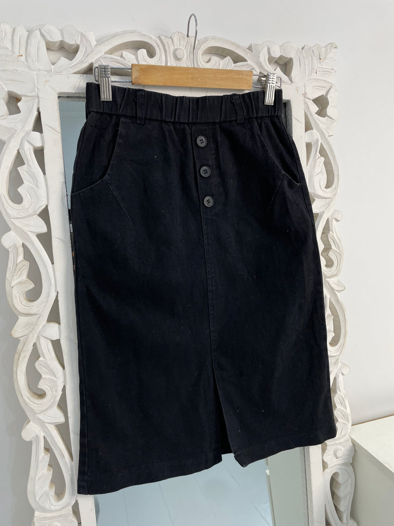 Denim Long Skirt-Waist 24 to 26