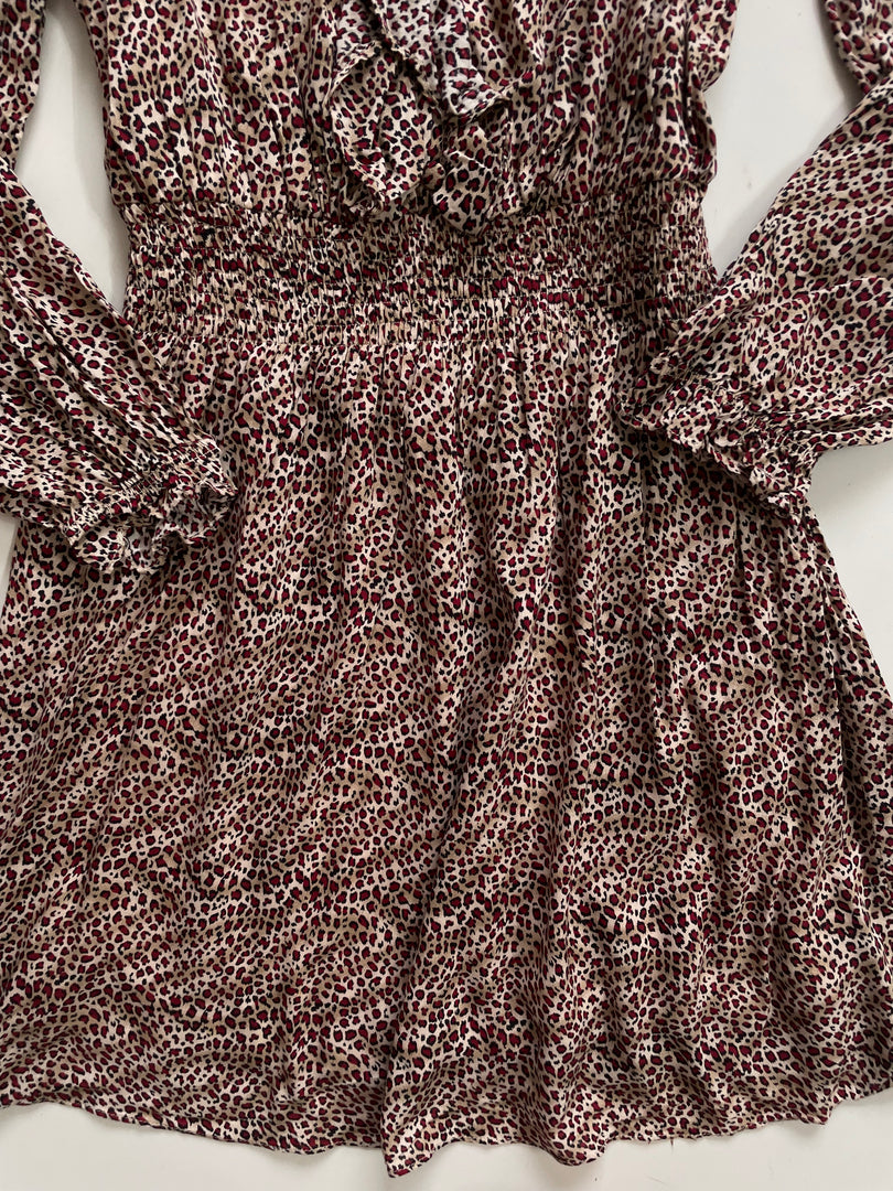 ANIMAL PRINT DRESS - BUST 34 to 38