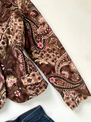 Vintage Paisley Blazer-Bust 40