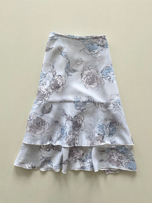 Vintage Ruffle Skirt-Waist 30