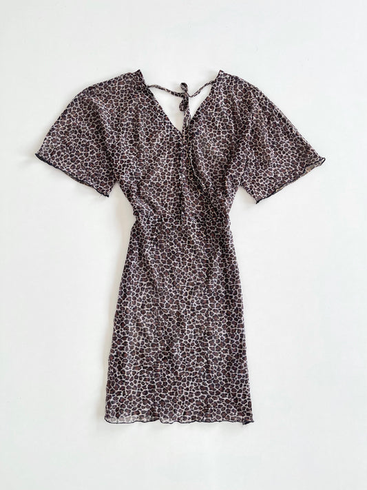 Sheer Coverup Dress-Bust 36