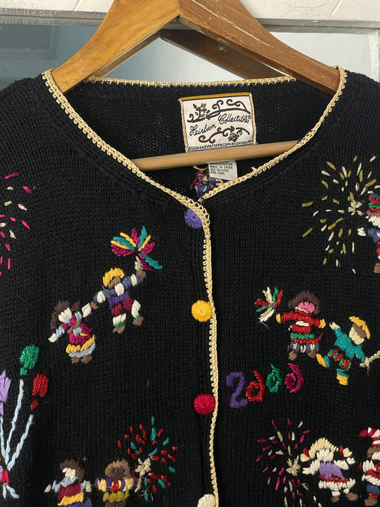 Heirloom Embroidered Sweater-Bust 46