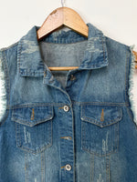 Load image into Gallery viewer, Denim Vest-Bust 32