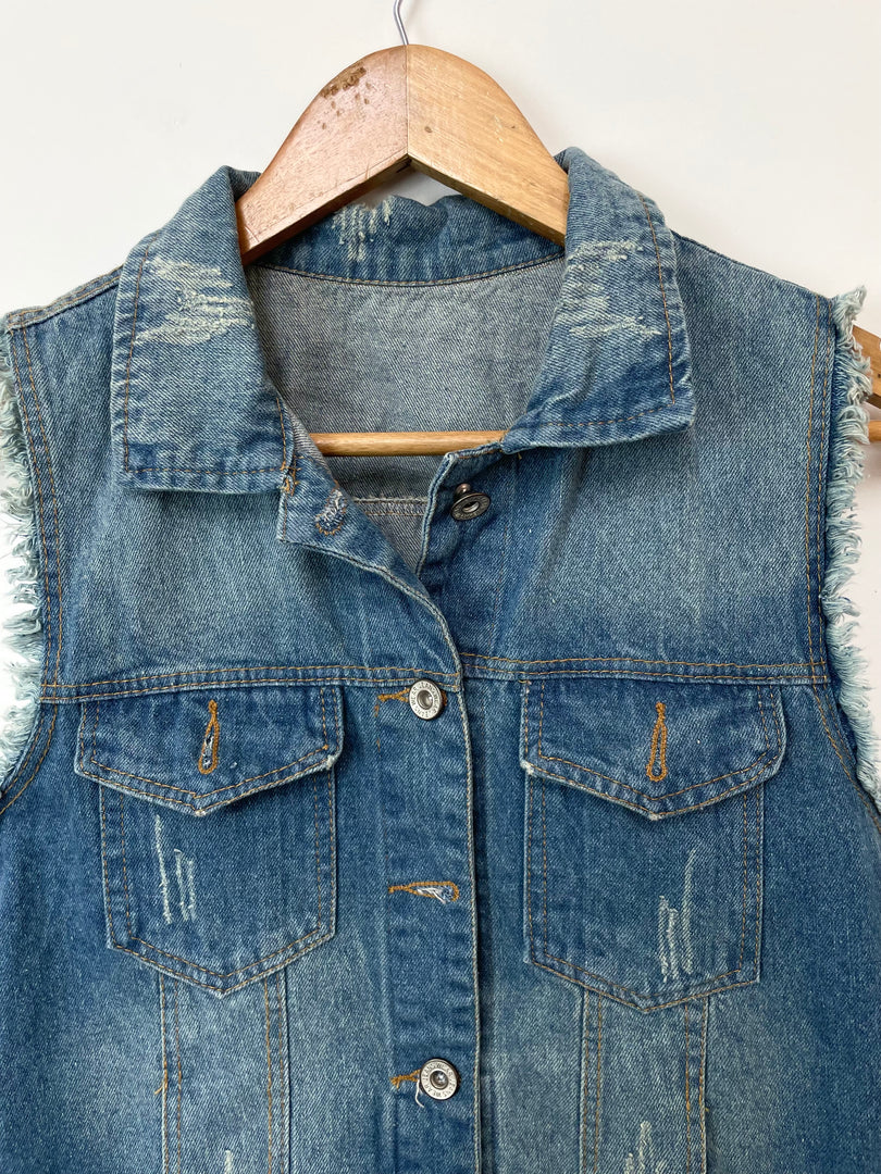 Denim Vest-Bust 32