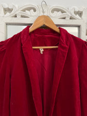 Ruby Red Blazer-Bust 36