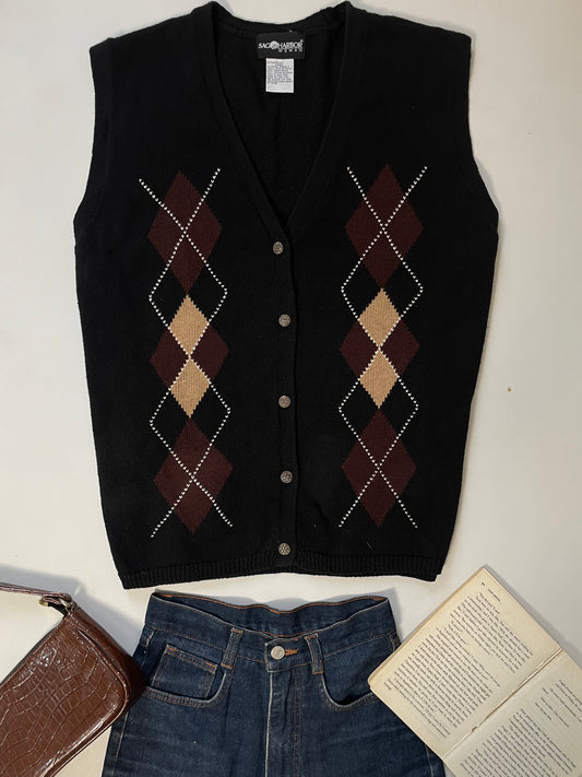 Sag Harbor Sweater Vest-Bust 52