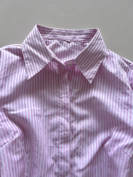 Striped Cotton Shirt-Bust 34