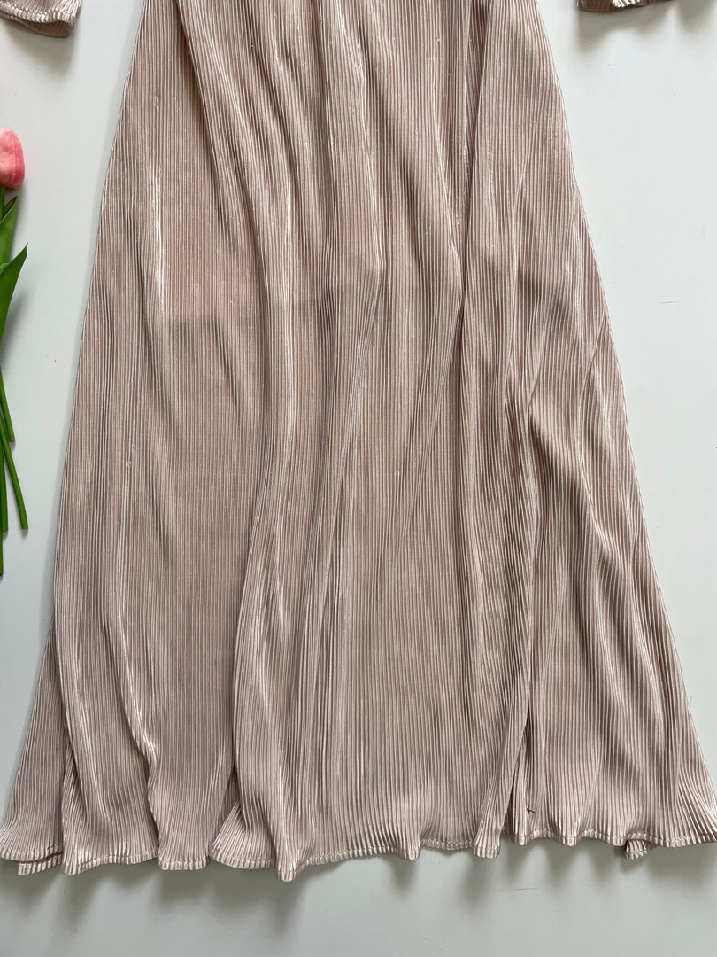 LUSH PLEATED COLD SHOULDER DRESS - BUST 32 TO 34