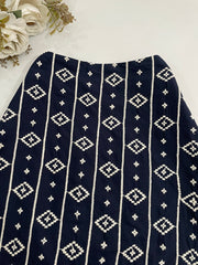 Mango Embroidered Skirt-Waist 30