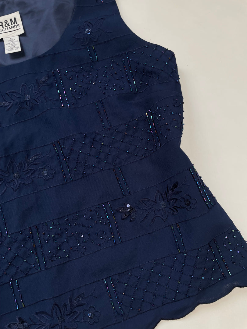 Embroidered Vintage Top-Bust 38