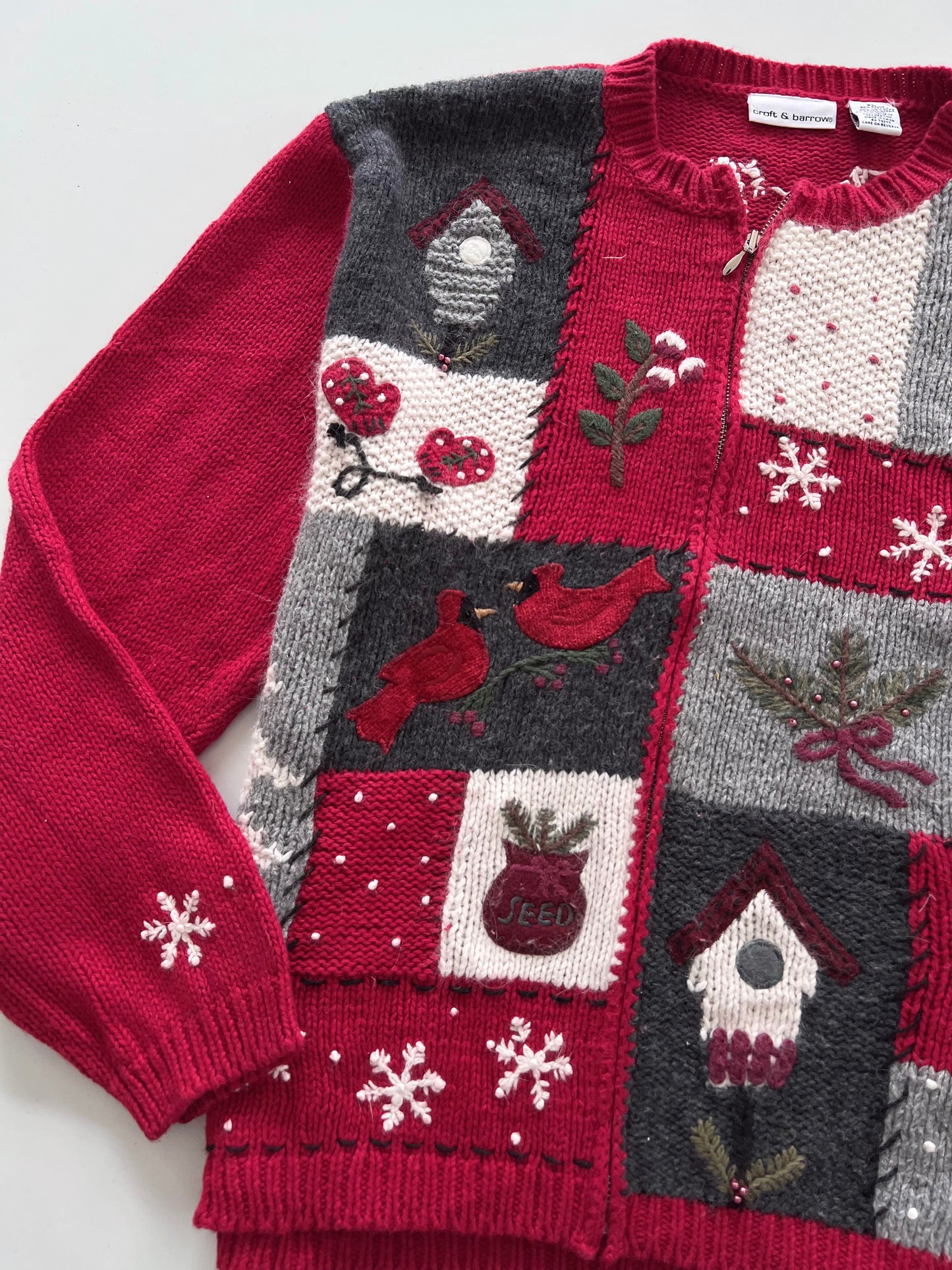 Croft&Barrow Christmas Zipper-Bust 50