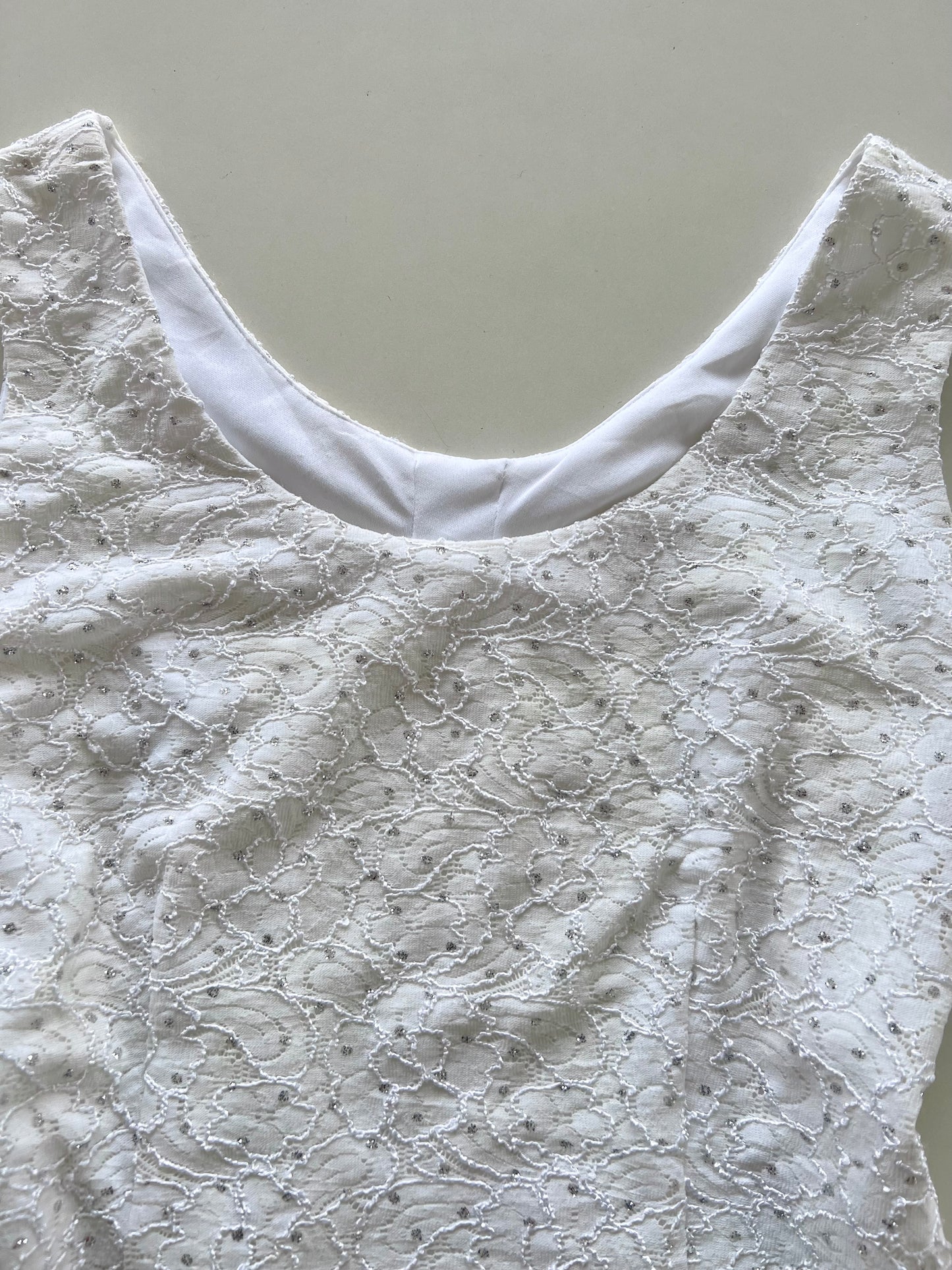 Lace White Top-Bust 40 to 42