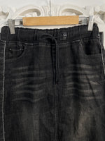 Load image into Gallery viewer, Denim Long Skirt-Waist 26 to 28
