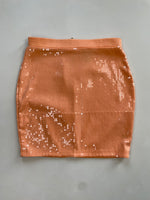 Load image into Gallery viewer, Peachy Sequin H&amp;m Skirt-Waist 26

