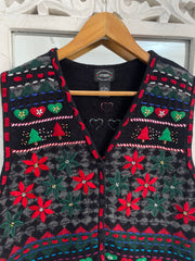 Christmas Sweater Vest-Bust 40