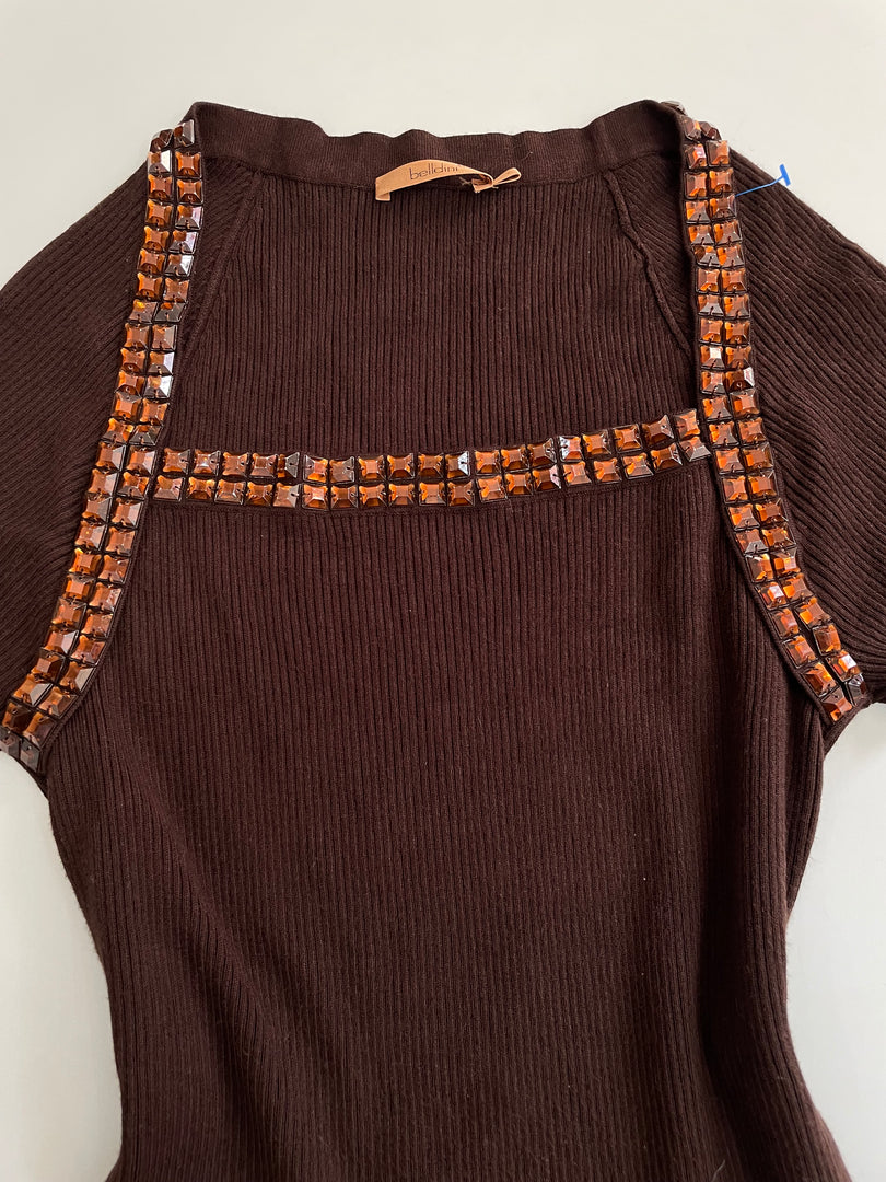 Belldini Embellished Top-Bust 32 to 36