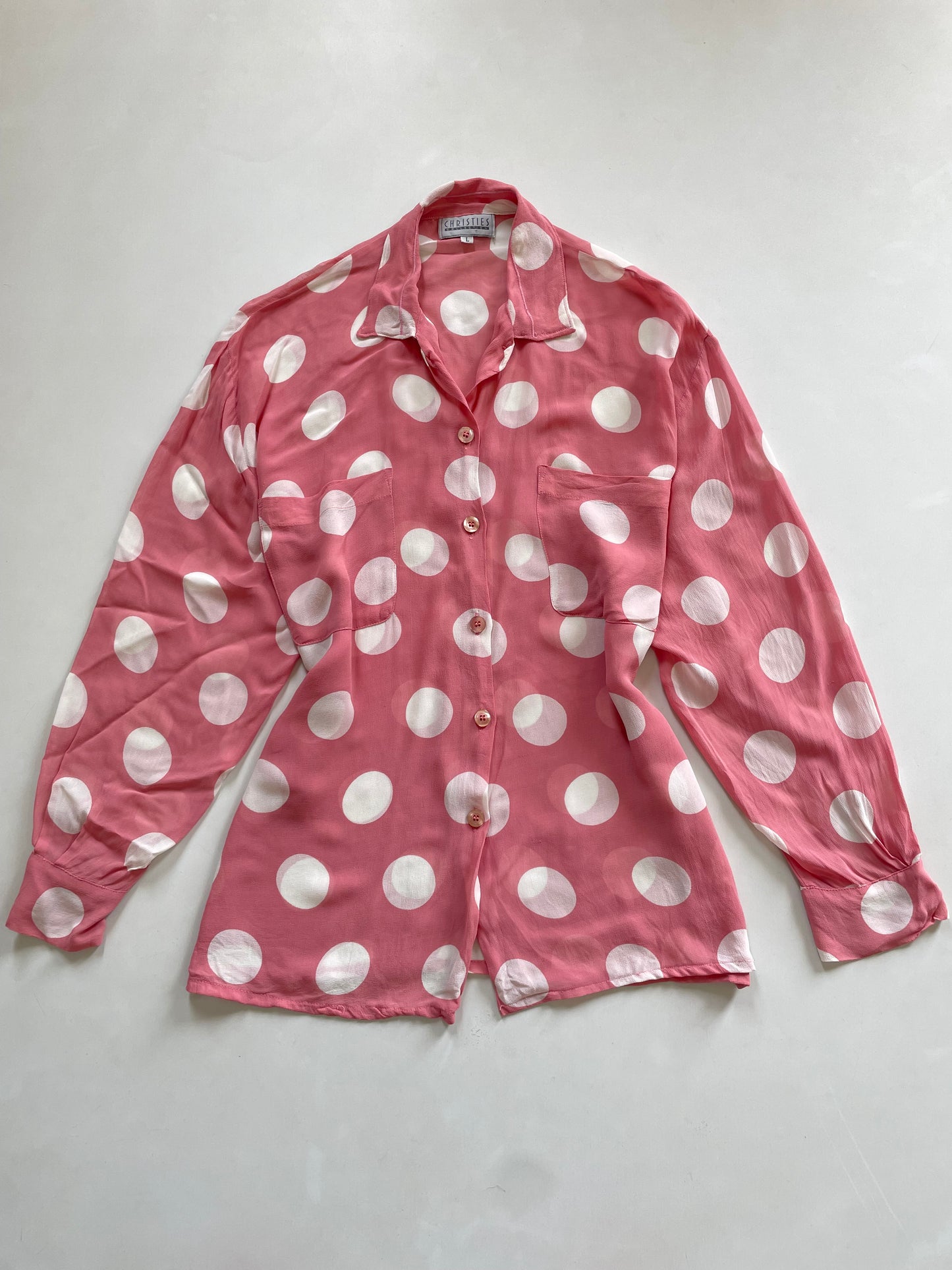 Polka Dot Shirt-Bust 42