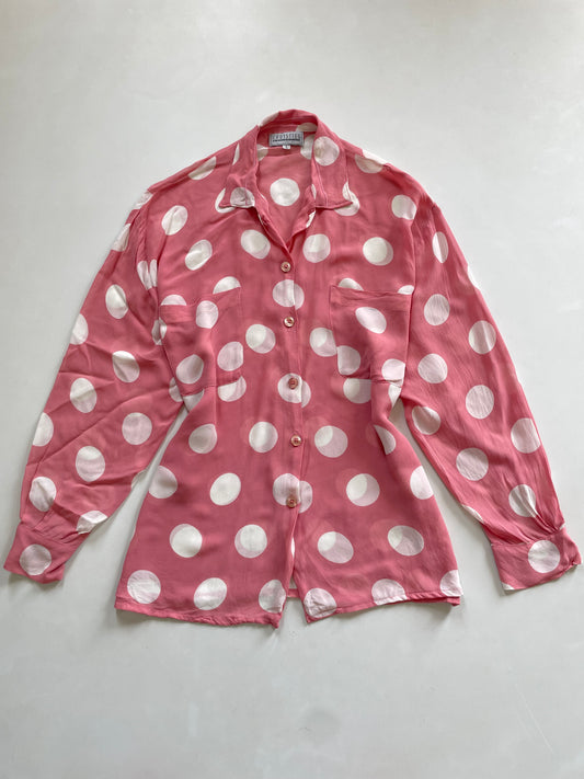 Polka Dot Shirt-Bust 42