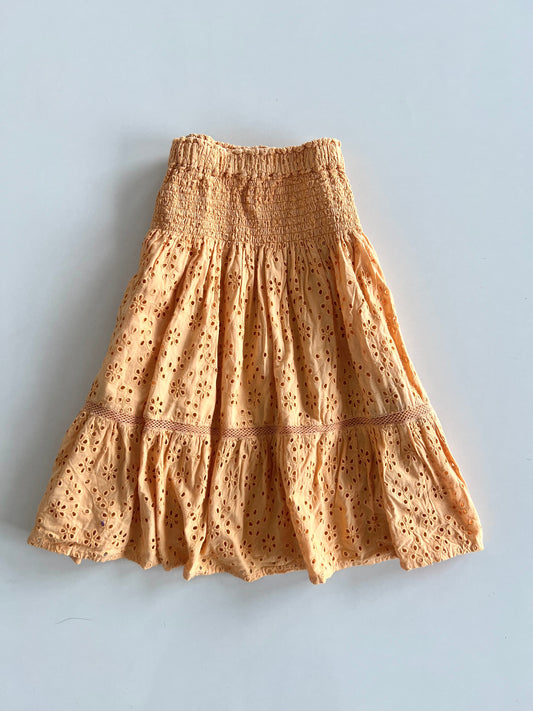 Eyelet Cotton Skirt-Waist 26 to 32