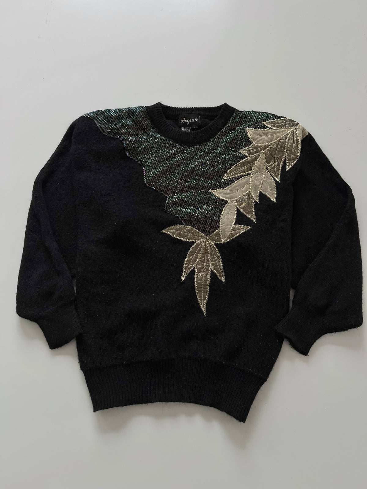 Angenie Embroidered Sweater-Bust 48