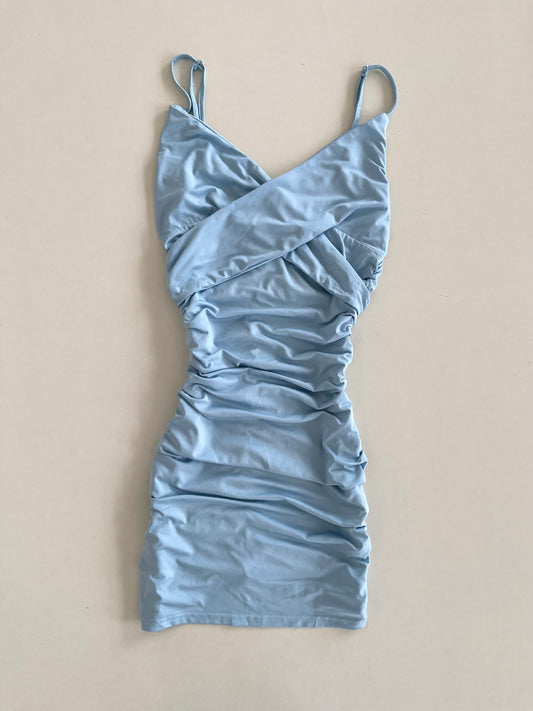 Baby Blue Dress-Bust 34 to 36