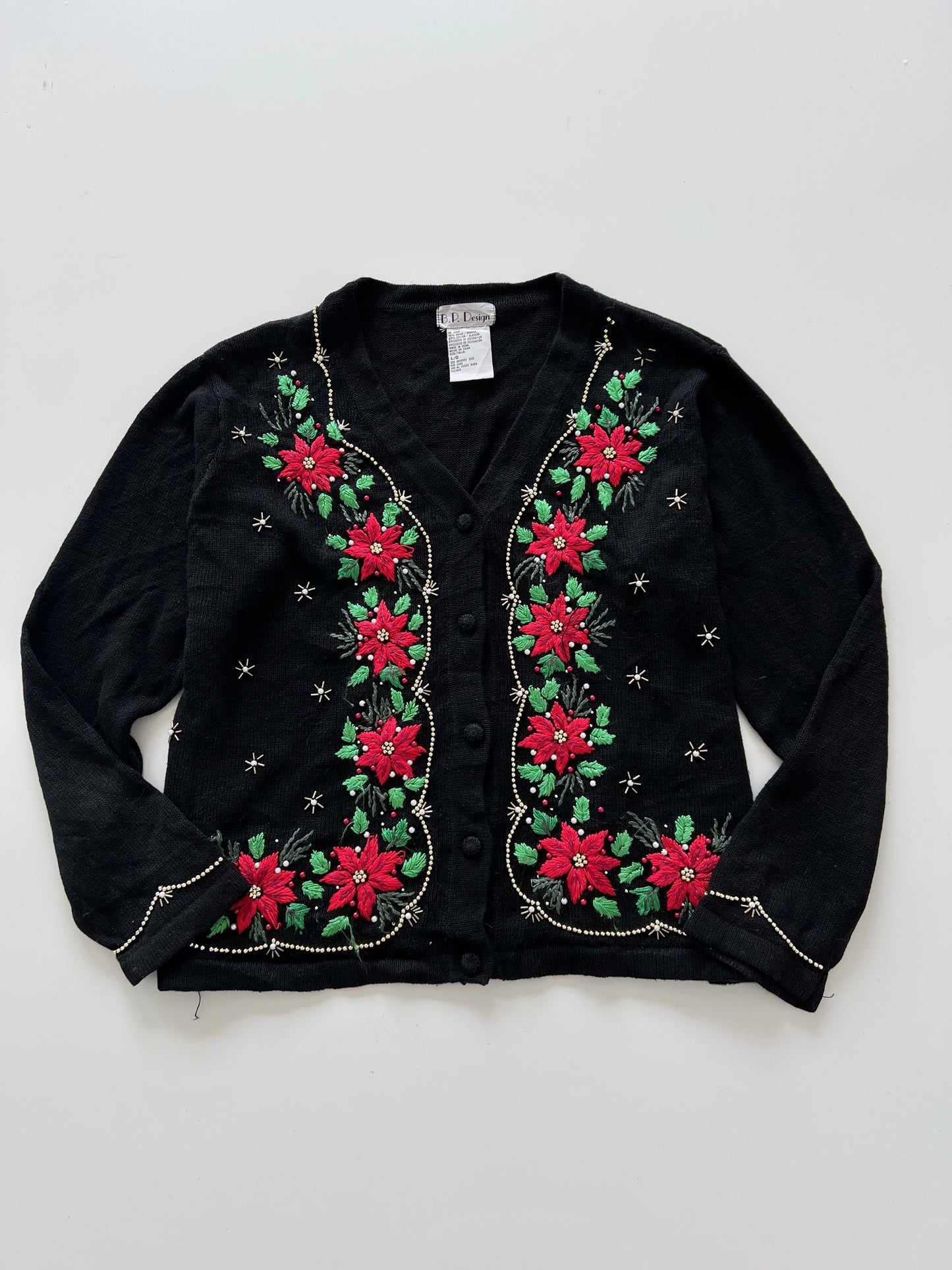B P Design Hand Embroidered Sweater-Bust 48