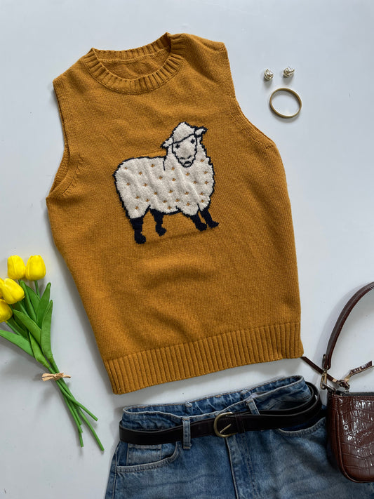 Soft Sweater Vest- Bust 34 to 36