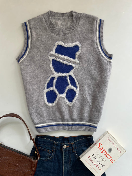Chunky Sweater Vest-Bust 44