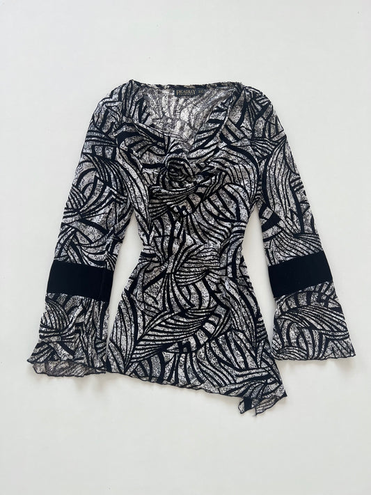 Picadilly Semi Sheer Top-Bust 40