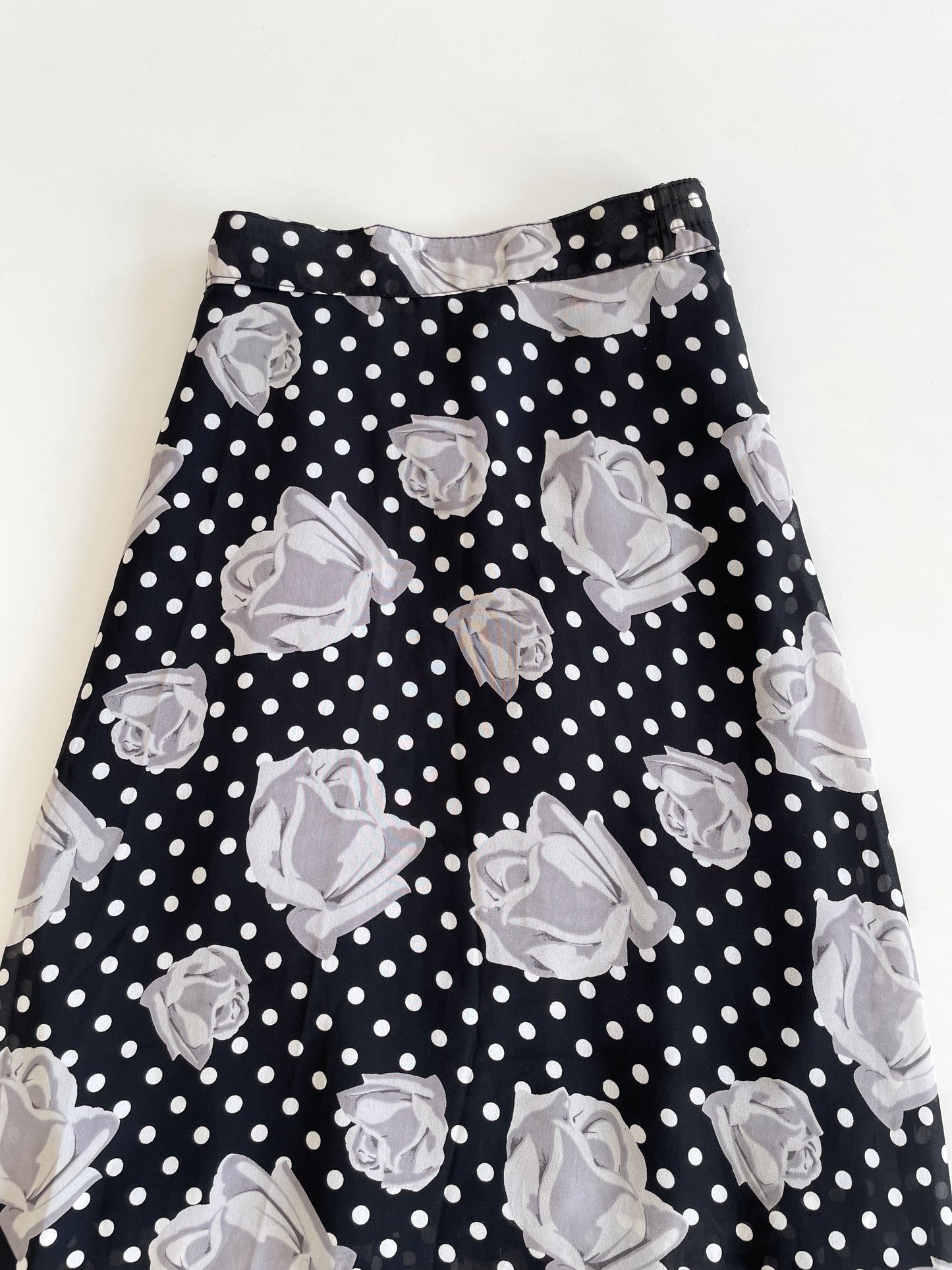Grey Rose Skirt-Waist 30