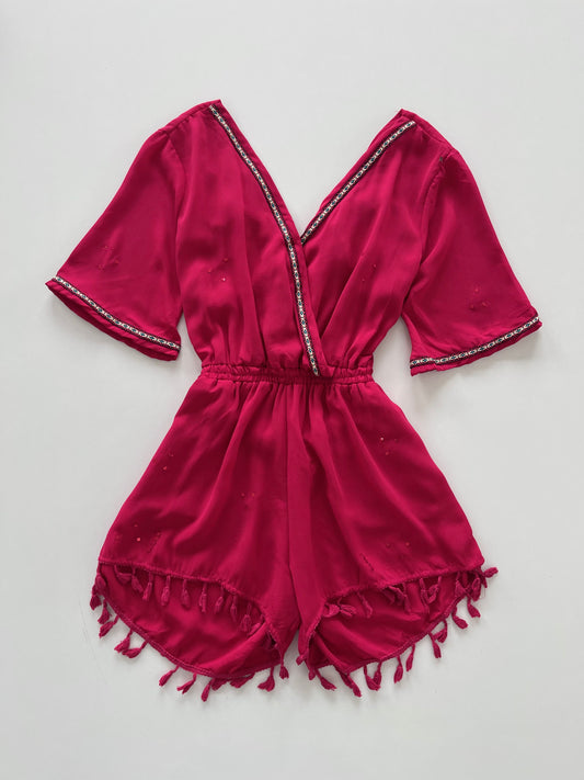 Red Romper-Bust 34 to 36