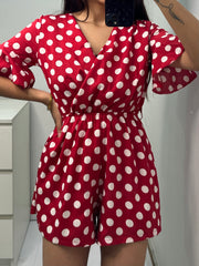 Polka Dots Romper-Bust 34 to 36