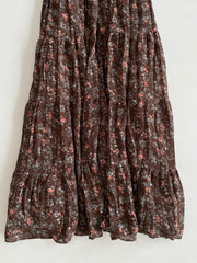 Vintage Flower Skirt-Waist 28 to 36