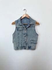 Denim Vest-Bust 36
