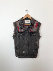 Vintage Denim Vest-Bust 36