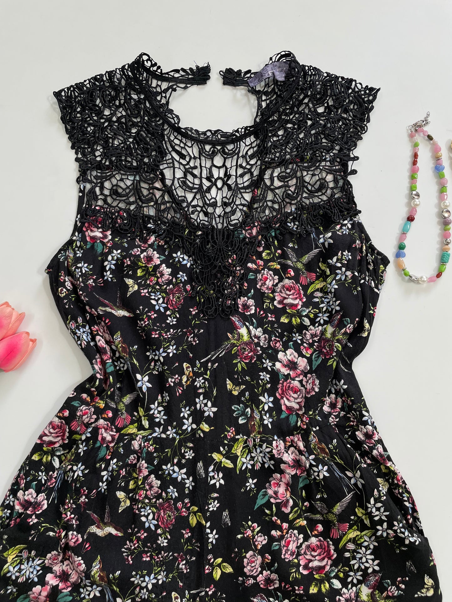 Evona Rosè Romper-Bust 32