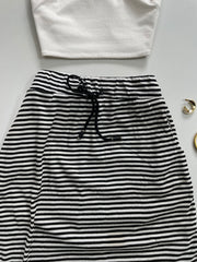 Striped Skirt - Waist 34 to 36