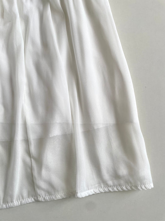 Vintage White Skirt-Waist 24 to 28