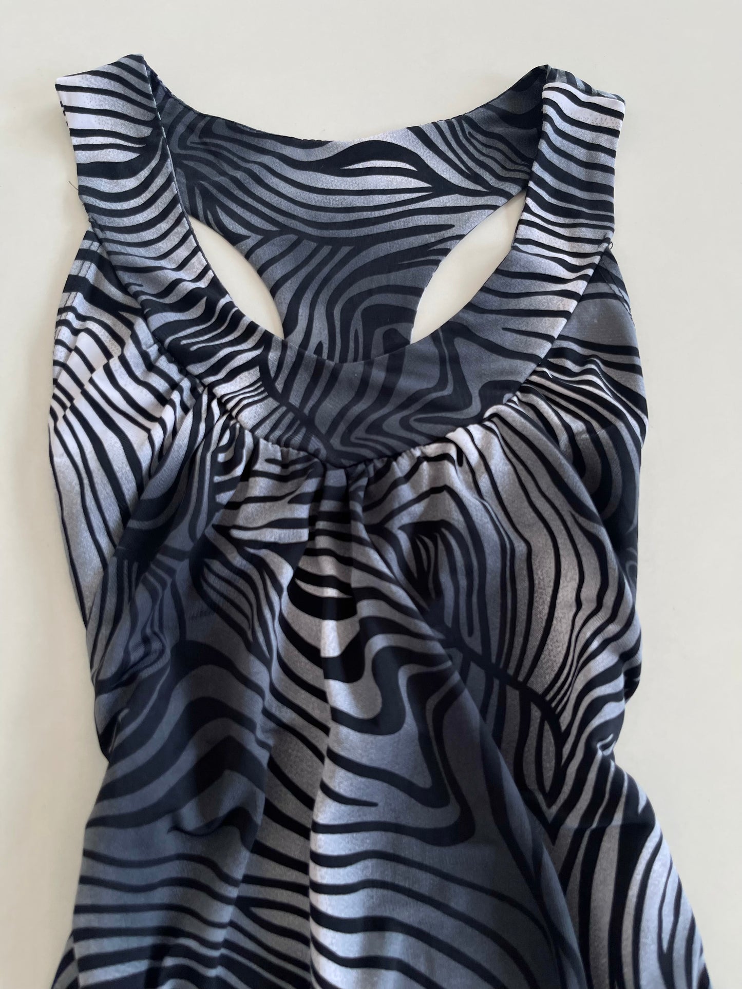 Vintage Zebra Top- Bust 32 to 34