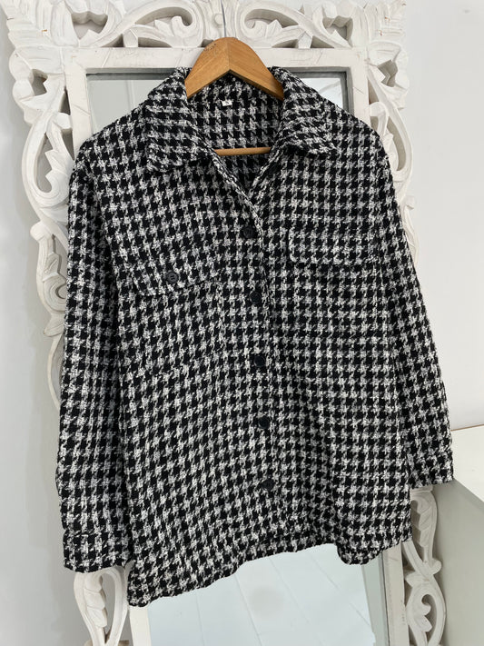 Tweed Thick Shacket-Chest 40