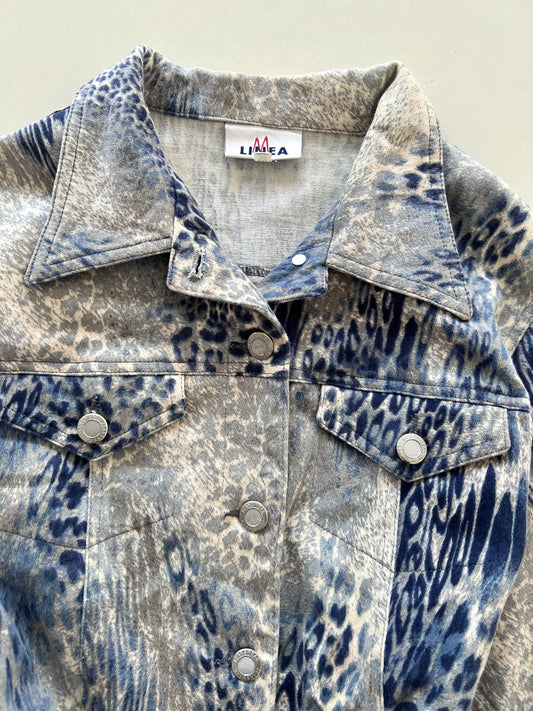 Linea Vintage Denim Jacket-Bust 40